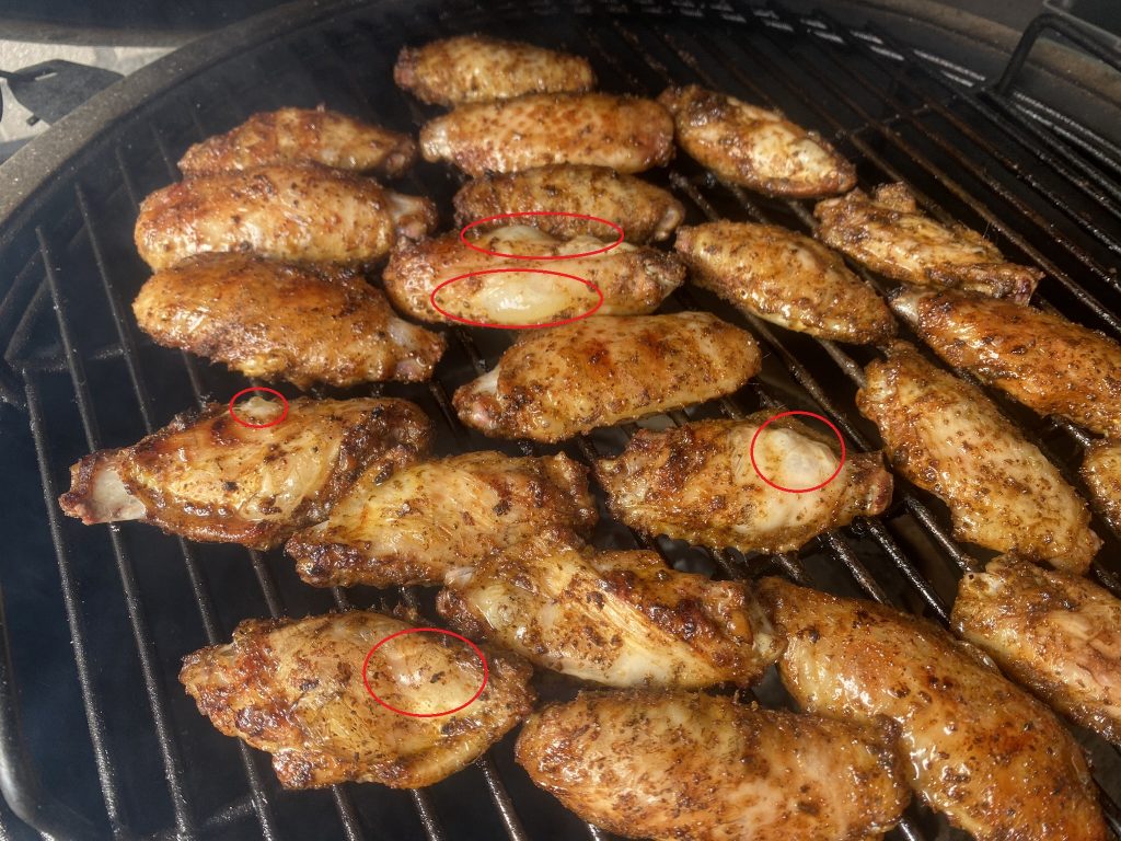 Kippenvleugels 2 luchtbellen