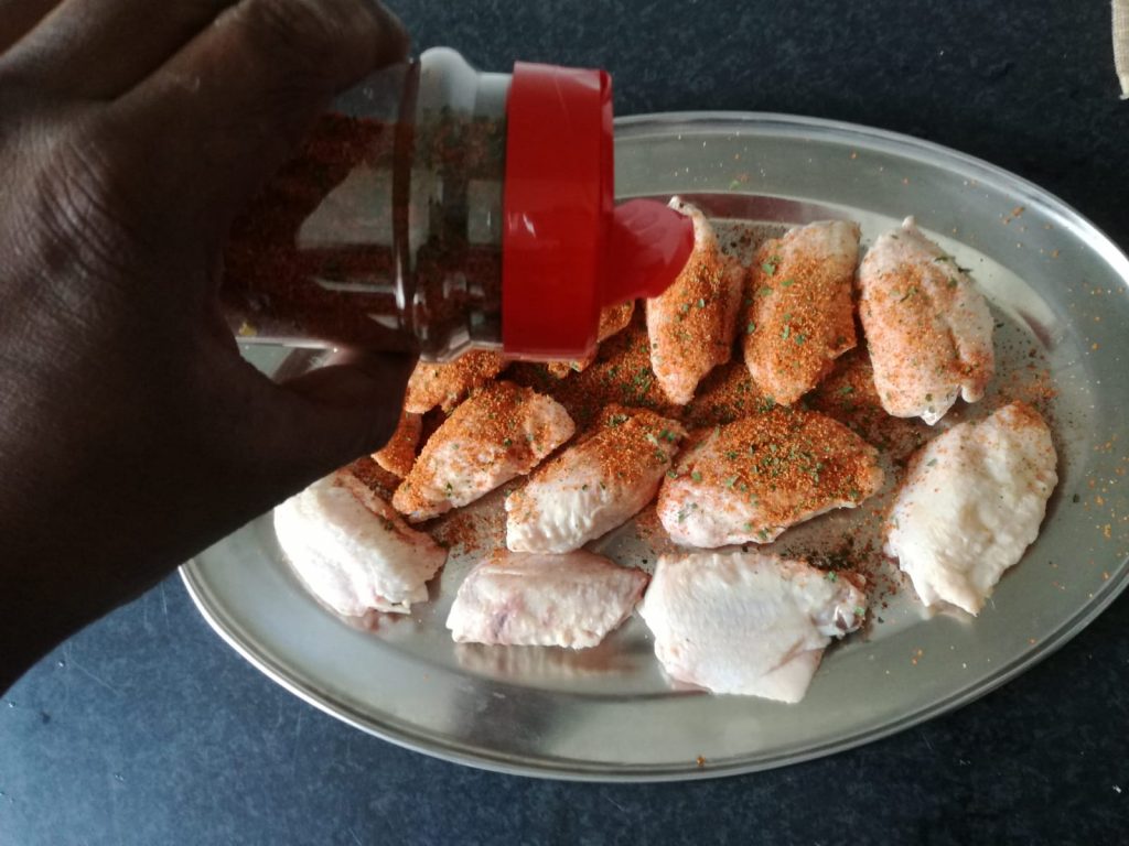 Kippenvleugels hotwings dry rub